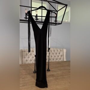 Stella & Jamie Black Backless Dress small